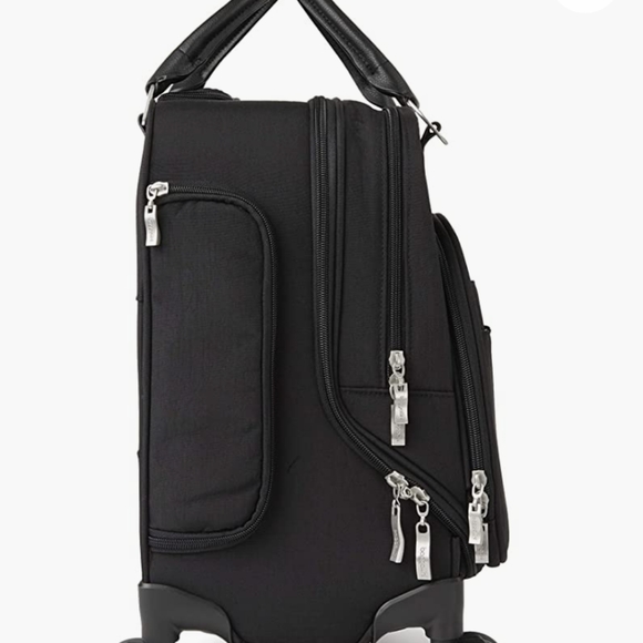 Baggallini Unisex Adult 4 Wheel Tote bag-Black color - Picture 8 of 14